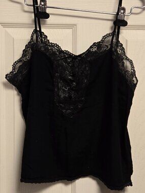 Spell and the Gypsy Collective Love Lace Cami, XL, Black, EUC